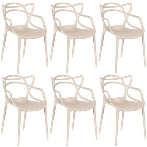 Kit Cadeiras Allegra Nude Leroy Merlin
