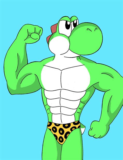 Muscle Yoshi By Sprucehammer On Deviantart