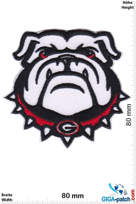 Georgia Bulldogs - Georgia Bulldogs Football- Patch - Back Patches ...