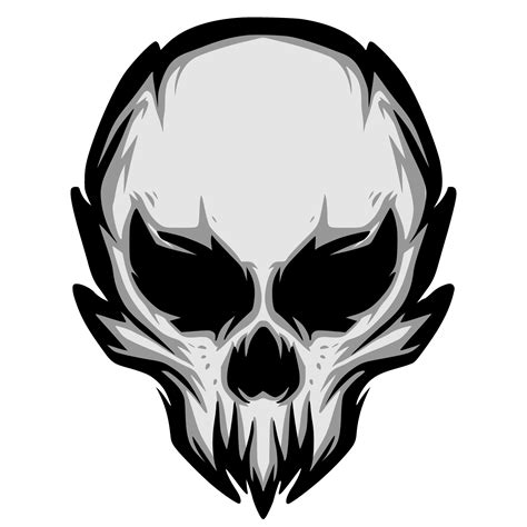 Cráneo Ilustración Mascota Logo Arte 25265016 Vector En Vecteezy