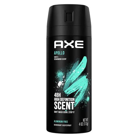 Axe Apollo Dual Action Body Spray Deodorant Shop Bath And Skin Care At