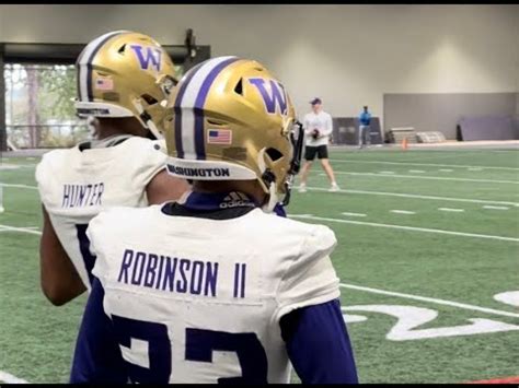 Washington Player Profile WR Jason Robinson Jr YouTube