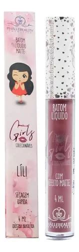 Batom L Quido Matte Ph Llebeauty Linha Girls Colecion Veis Cor Nude