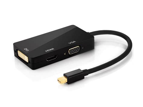 Dm Hi17 3 In 1 Mini Displayport Mini Dp Thunderbolt To Hdmi Vga