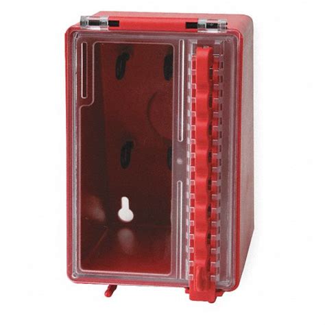 Brady Red Plastic Group Lockout Box Max Number Of Padlocks 8 6 In X