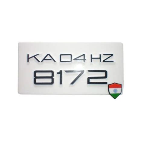 Acrylic Laser Cut Bike Number Plate At ₹ 550piece In Bengaluru Id