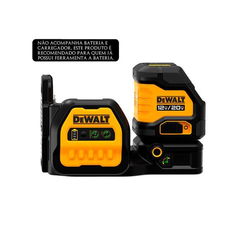 Nivel Laser Dewalt 2 Linhas Verde A Bateria 12V Ou 20V Sem Bateria E