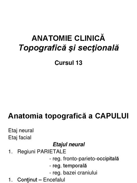 PDF Curs 13 Topografia Capului DOKUMEN TIPS