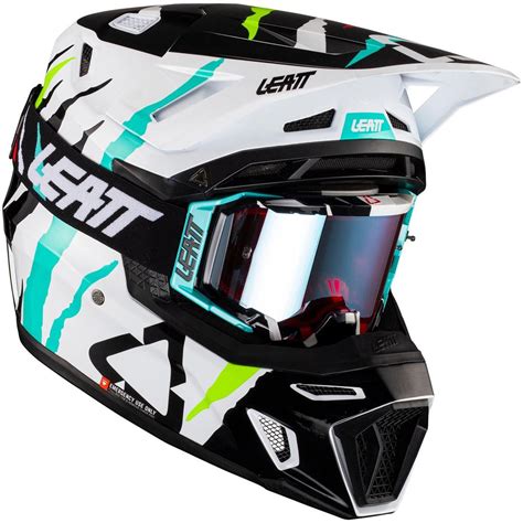 Leatt MX Helmet Kit With Goggles Moto 8 5 V23 Tiger Maciag Offroad