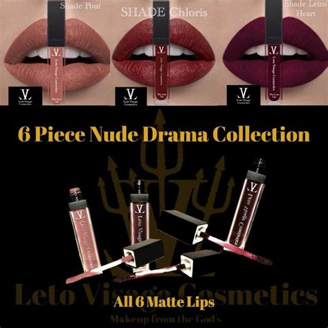 6 Piece Nude Drama Collection Matte Lips Drama Lips