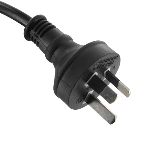 Mains Power Extension Lead Cord Cable Standard Australian Au 3 Pin Plug Black Ebay