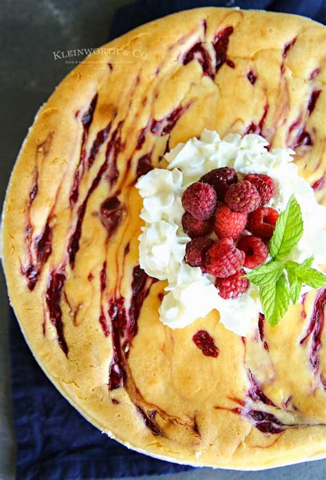 Raspberry Cheesecake Recipe Yummi Haus