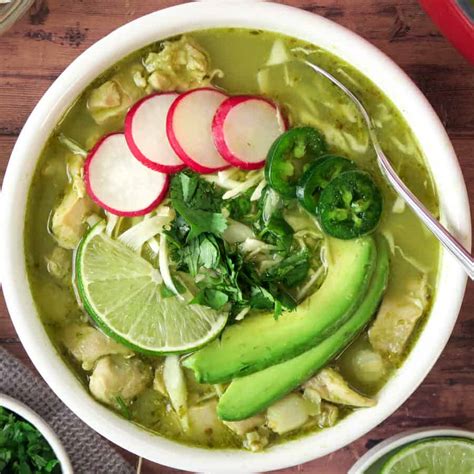 Chicken Pozole Verde {easy Healthy Gluten Free Recipe}