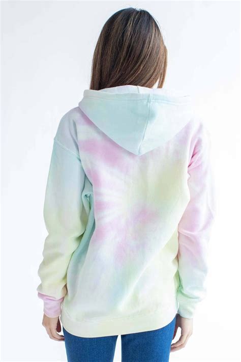 Sudaderas Pastel Tie Dye Sudadera Con Capucha Etsy