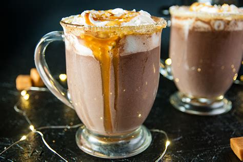 Slow Cooker Salted Caramel Hot Chocolate Seasoned Sprinkles