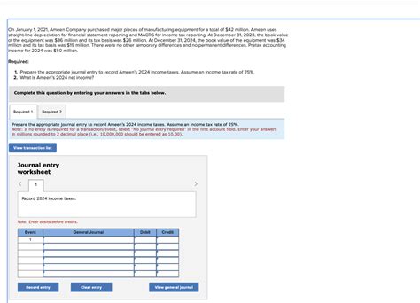 Solved On January 1 2021 Ameen Company Purchased Majo