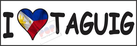 I love Taguig, FILIPINO PROMOTIONAL PRODUCTS