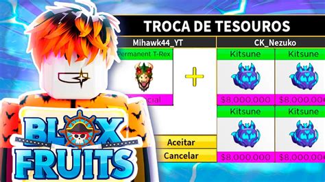 O Que As Pessoas Oferecem Pela T Rex Permanente No Blox Fruits Youtube