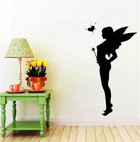 Fairy Wall Decals Girls Room Wall Stickers Home Bedroom Decoration