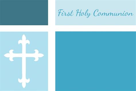 First Communion Baptism And Confirmation Invitations Or For Free