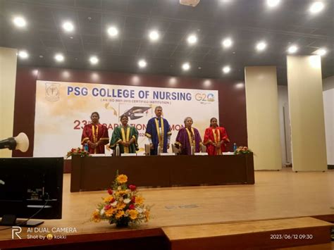 23rd Graduation Ceremony Of PSG College Of Nursing Held