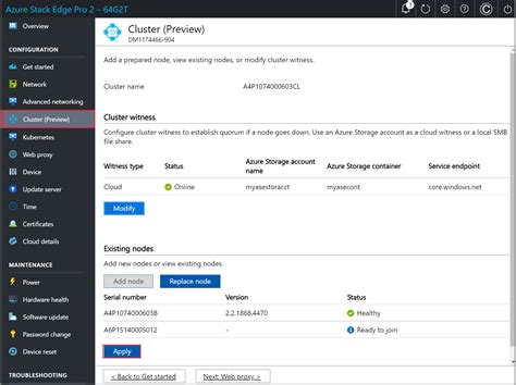 Tutorial Para Configurar Los Ajustes De Red Del Dispositivo Azure Stack