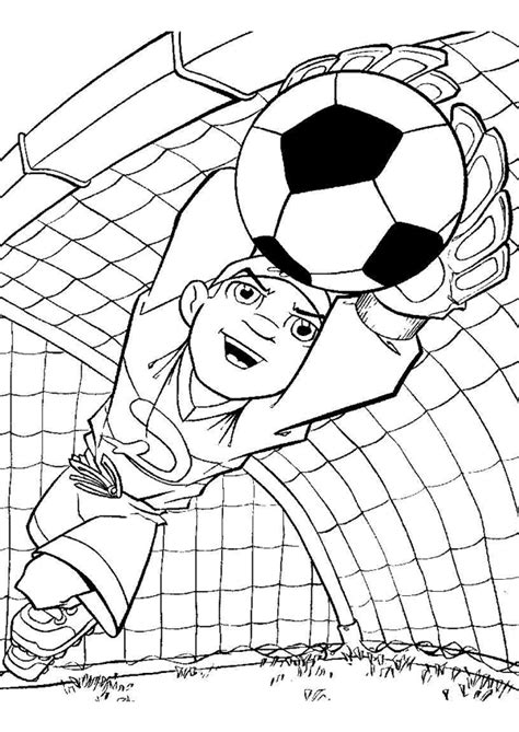 Coloriage Football Goal Sur Hugolescargot