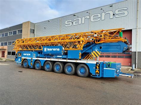 SARENS Sarens Takes Delivery Of Spierings Zero Emission Elift Crane