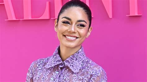 Vanessa Hudgens Wows In Flirty See Through Lilac Shirt Fans React