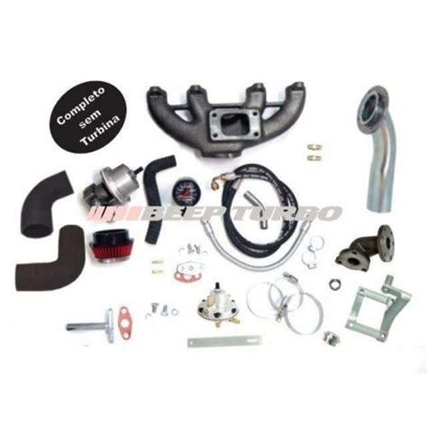 Kit Turbo Vw Ap Transversal Golf Mk Mexicano Sem Turbina