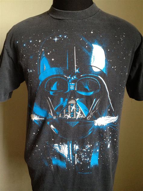 80s 90s Vintage Darth Vader Star Wars T Shirt Large Etsy Star Wars