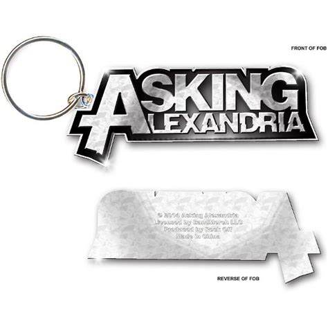 Asking Alexandria · Asking Alexandria Keychain: Logo (Enamel In-fill ...