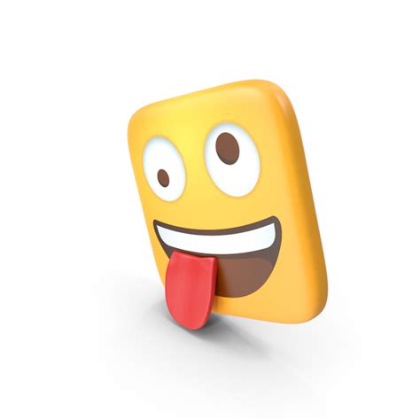 Zany Face Square Emoji PNG Images & PSDs for Download | PixelSquid ...