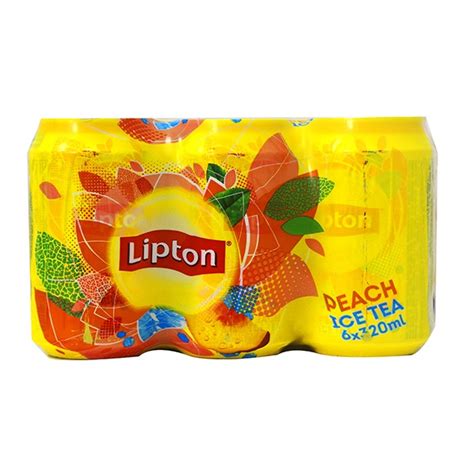 Lipton Peach Ice Tea 6x320ml MegaMart Bahrain