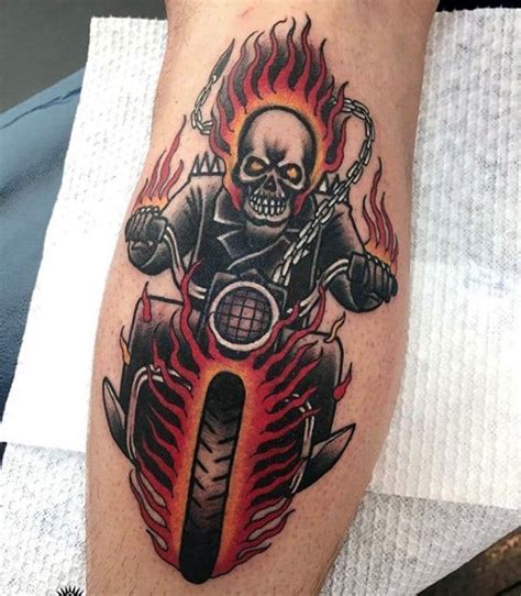 50 Amazing Ghost Rider Tattoo Designs For Men