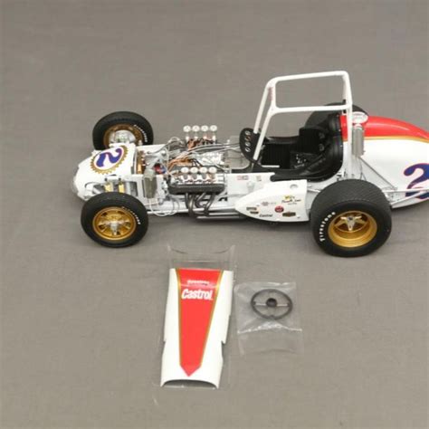 Vintage Mario Andretti Dirt Champ Race Car Model