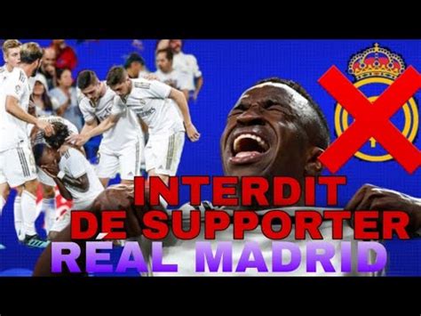 Interdit De Supporter Le R Al Madrid Apr S La D Faite Face Man City