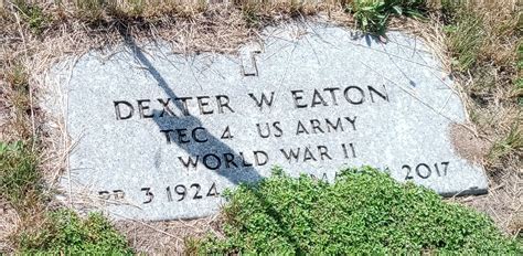 Dexter Wallace Eaton 1924 2017 Find A Grave Memorial
