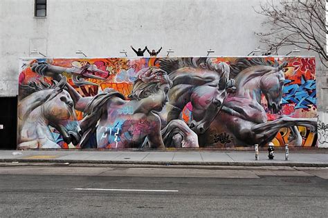 Incredible new mural by PichiAvo on the iconic Houston Bowery Graffiti ...