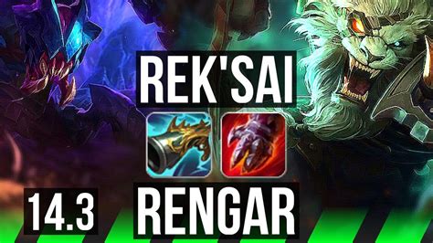 Rek Sai Vs Rengar Jng Comeback Legendary Games Br