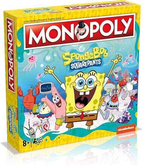 Winning Moves Bob l éponge Jeu de société Monopoly Spongebob