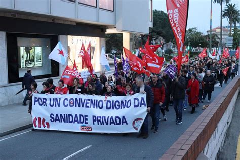 O Persoal Da Sanidade Privada Secunda A Cuarta Xornada De Folga Por Un