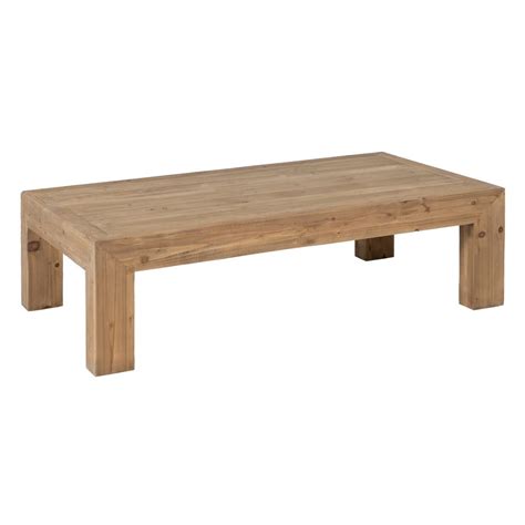 Kinnia Design Mesa Centro Natural Madera De Olmo 160 X 90 X 45 Cm