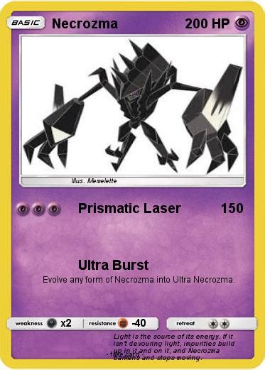 Pok Mon Necrozma Prismatic Laser My Pokemon Card