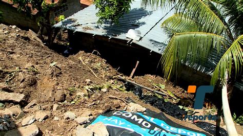 Familias Afectadas Por Deslizamientos De Tierra En Mano De Piedra