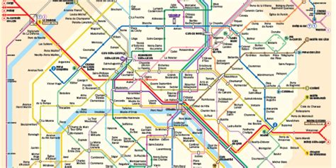 plan du métro de paris Archives Voyages Cartes