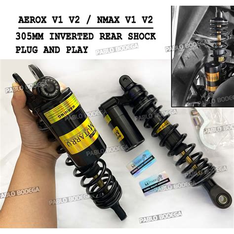 Yamaha AEROX NMAX V1 V2 MUTARRU INVERTED Rear Shock Absorbers BASO