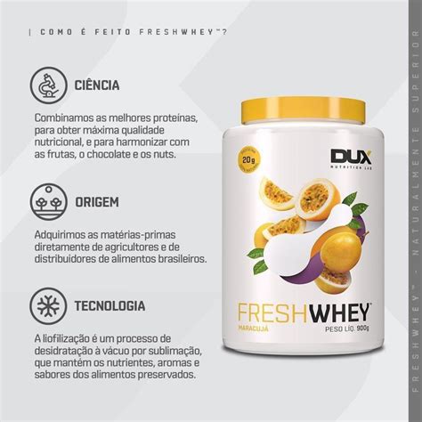 Whey Dux Nutrition Maracujá 450g Em Promoção Centauro