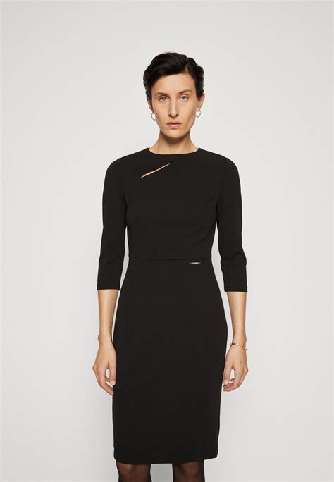 Calvin Klein Dress Freizeitkleid Black Schwarz Zalando At