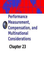 Cost Ppt Performance Measurement Compensation And Multinational